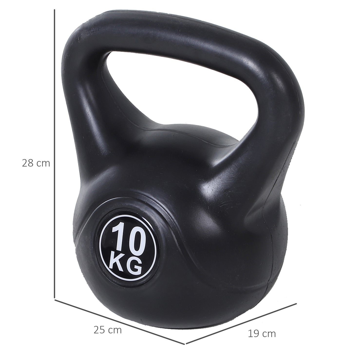 Kettlebell Kugelhantel Gewicht-Hantel Mit Sand Befüllt Für Anfänger