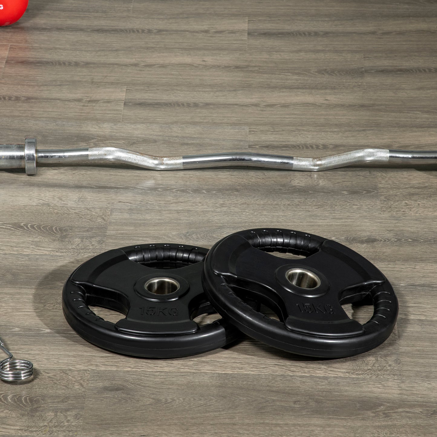 2Er-Set Hantelscheiben 2 X 15 KG Olympiascheibe