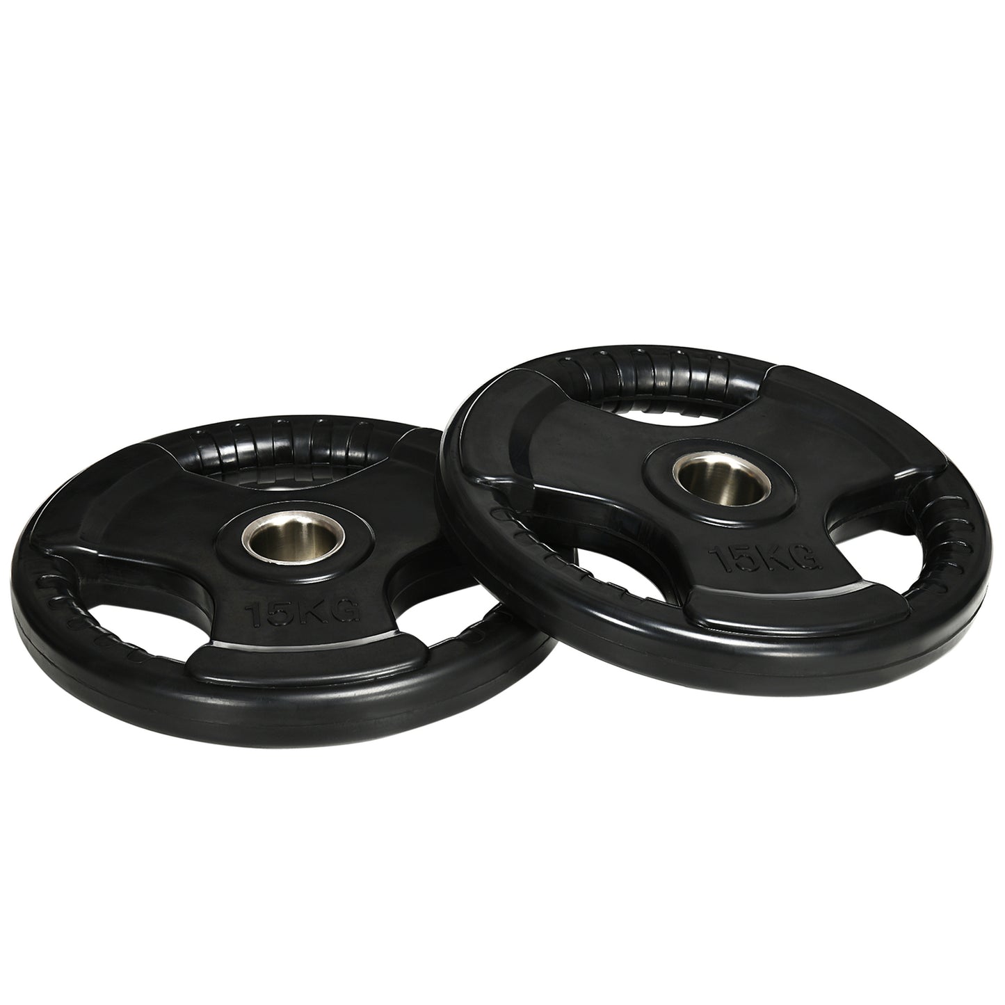2Er-Set Hantelscheiben 2 X 15 KG Olympiascheibe