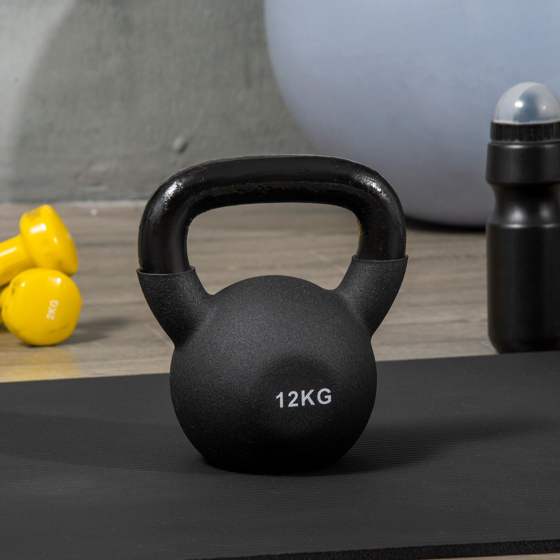 Kettlebell Gusseisen Mit Neoprenbeschic