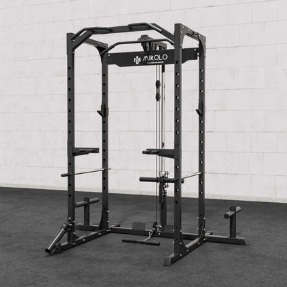 F4 Power Rack with Lat Pull down System
