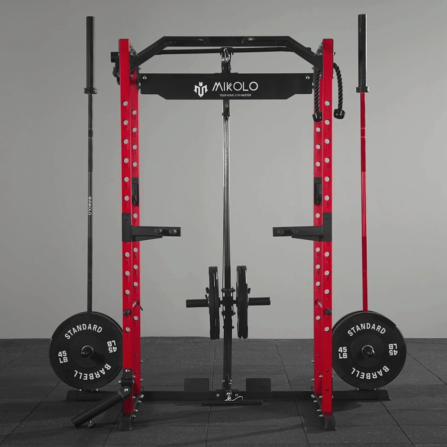 F4 Power Rack with Lat Pull down System