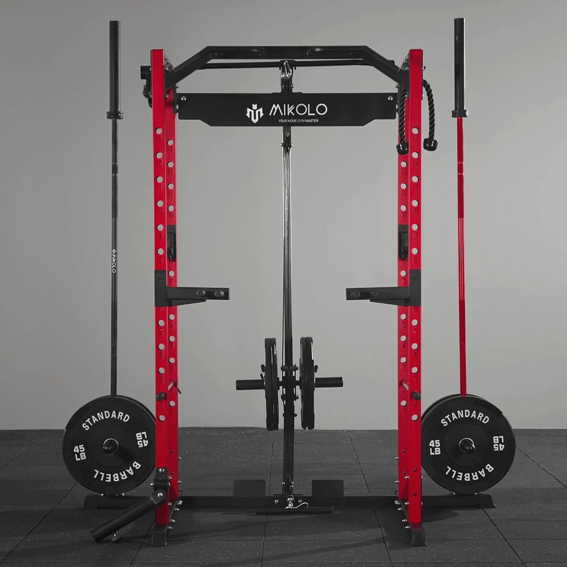 F4 Power Rack with Lat Pull down System