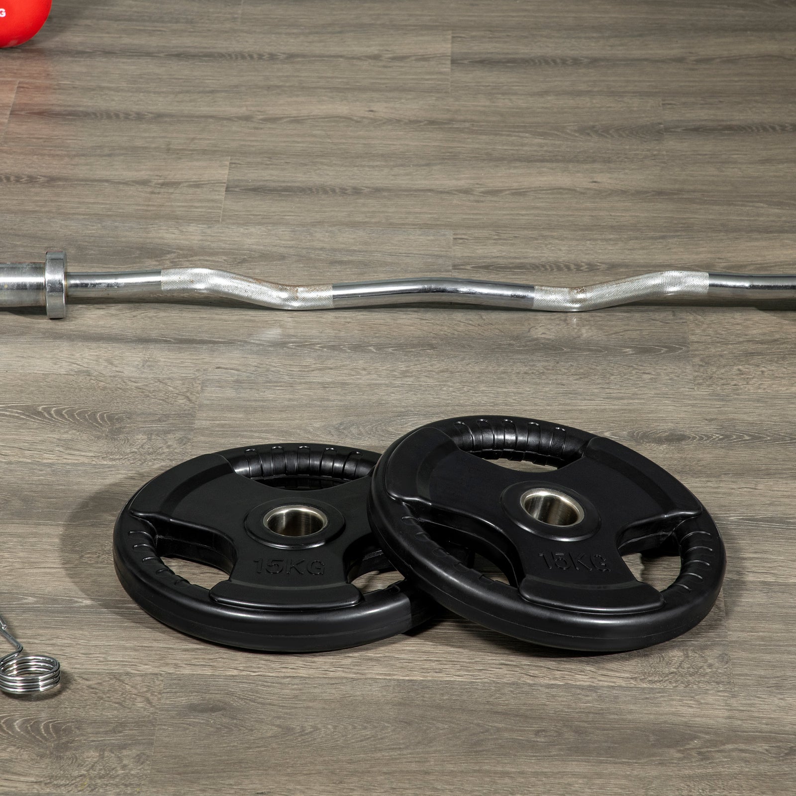 2Er-Set Hantelscheiben 2 X 15 KG Olympiascheibe