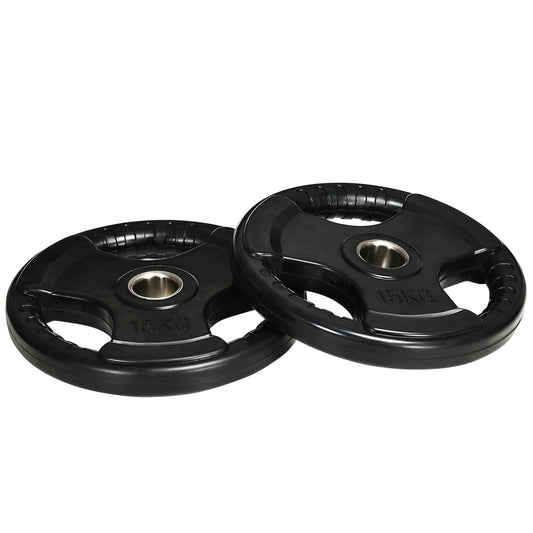 2Er-Set Hantelscheiben 2 X 15 KG Olympiascheibe