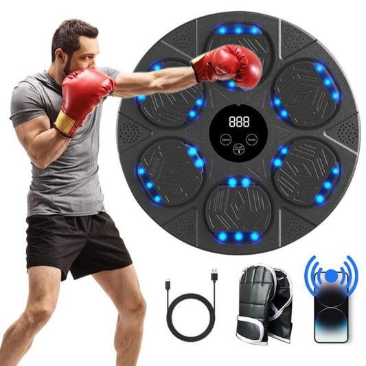 2025 Enhanced Boxing Training System for All Ages, Bluetooth-Enabled with Gloves, Home Workout Equipment, Ideal for Family Activities, Office, and Gym Use (Upgrade 2.0)