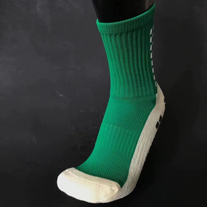 New Style FS Football Socks round Silicone Suction Cup Grip anti Slip Soccer Socks Sports Men Women Baseball Rugby Socks