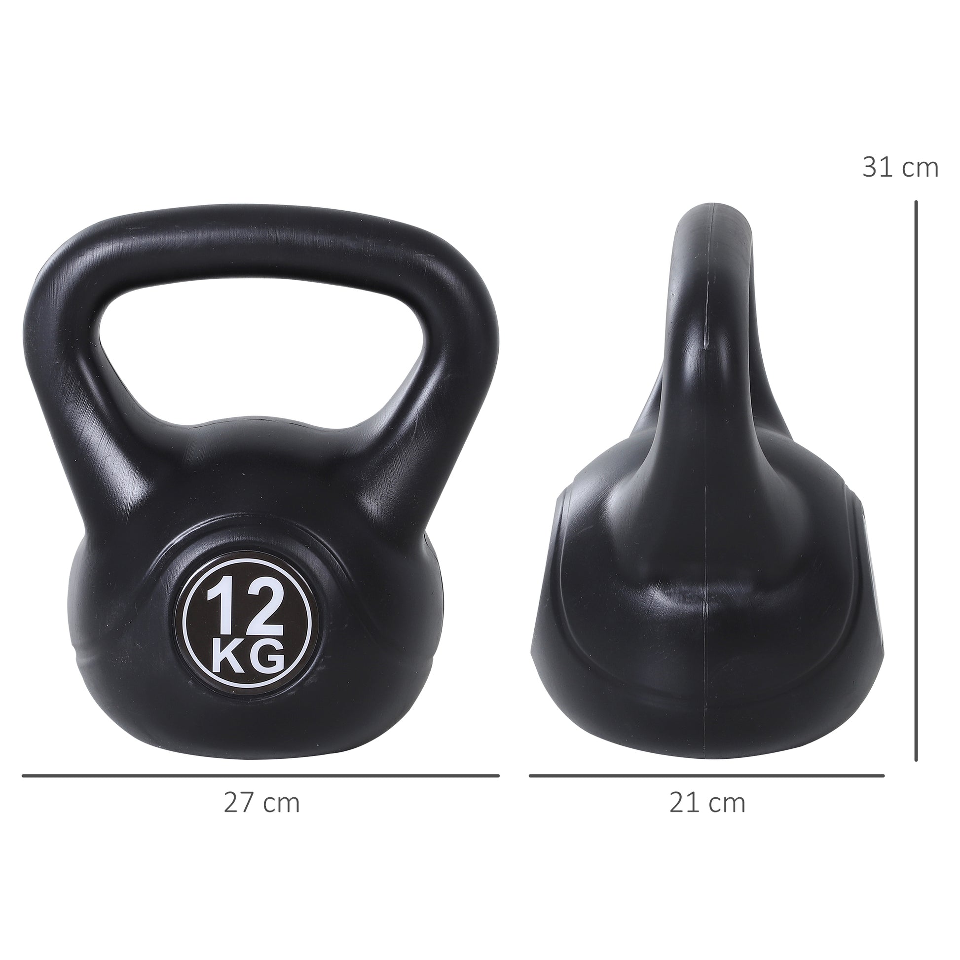 Kettlebell Kugelhantel Gewicht-Hantel Mit Sand Befüllt Für Anfänger