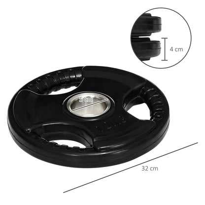 2Er-Set Hantelscheiben 2 X 10 KG Olympiascheibe