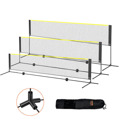 VEVOR 4,2M Badminton Netz Set Outdoor Tragbare Volleyball Pickleball Tennis Netz