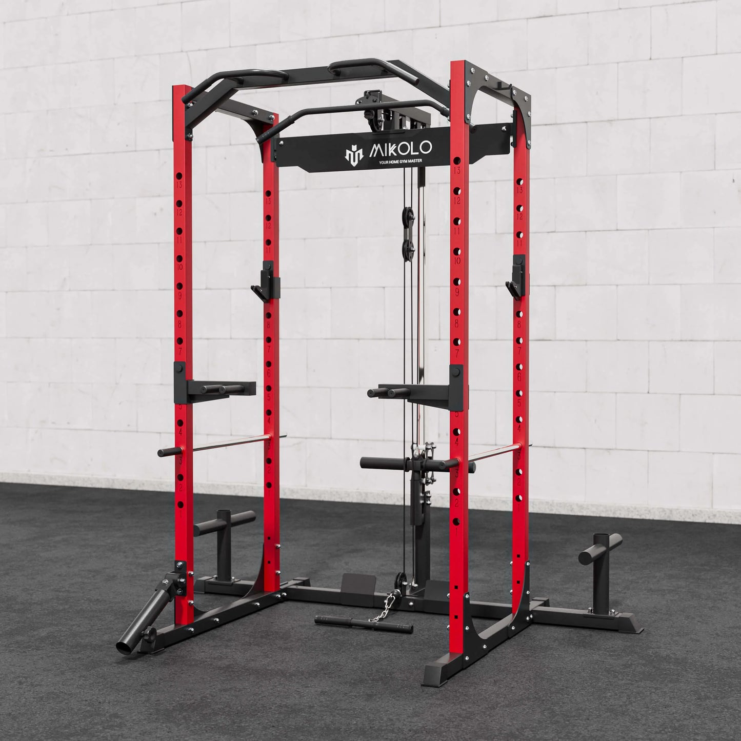 F4 Power Rack with Lat Pull down System