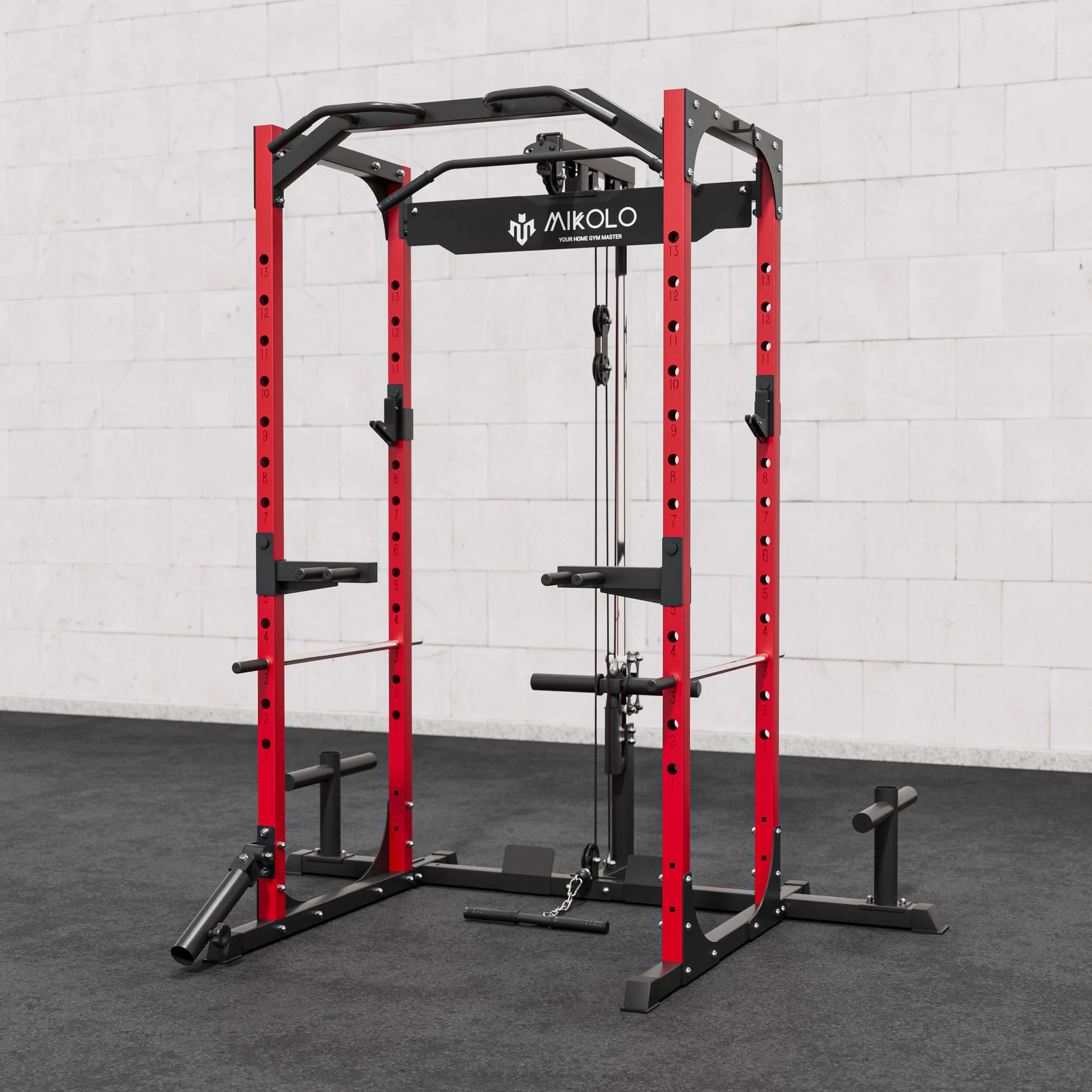 F4 Power Rack with Lat Pull down System