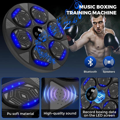 2025 Enhanced Boxing Training System for All Ages, Bluetooth-Enabled with Gloves, Home Workout Equipment, Ideal for Family Activities, Office, and Gym Use (Upgrade 2.0)