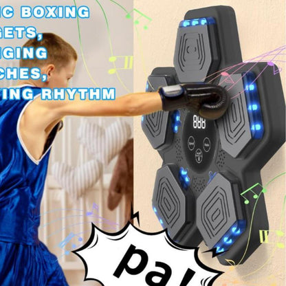 2025 Enhanced Boxing Training System for All Ages, Bluetooth-Enabled with Gloves, Home Workout Equipment, Ideal for Family Activities, Office, and Gym Use (Upgrade 2.0)
