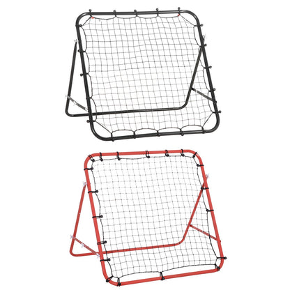 Fußball Rebounder Kickback Tor Rückprallwand Trainingsnetz Metallrohr
