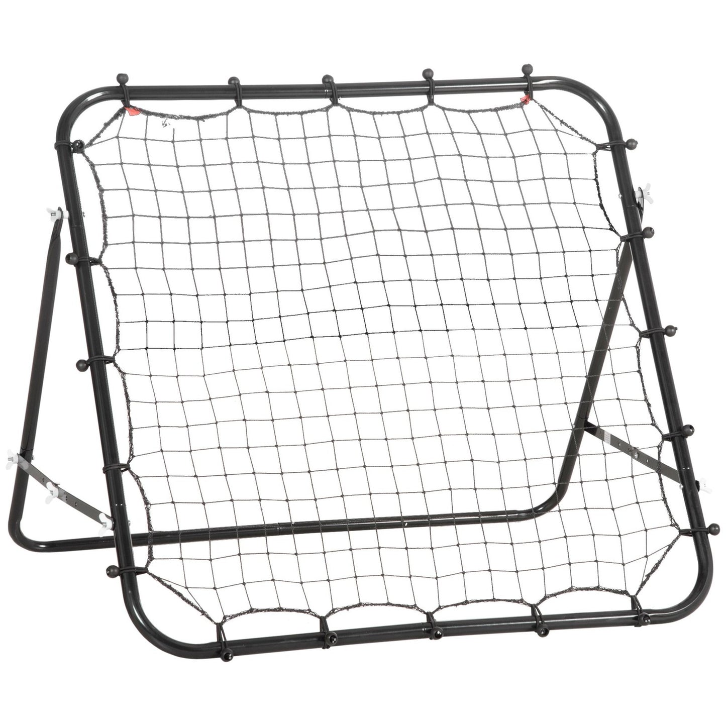 Fußball Rebounder Kickback Tor Rückprallwand Trainingsnetz Metallrohr