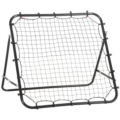 Fußball Rebounder Kickback Tor Rückprallwand Trainingsnetz Metallrohr