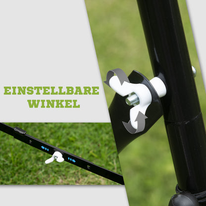 Fußball Rebounder Kickback Tor Rückprallwand Trainingsnetz Metallrohr