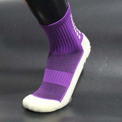 New Style FS Football Socks round Silicone Suction Cup Grip anti Slip Soccer Socks Sports Men Women Baseball Rugby Socks
