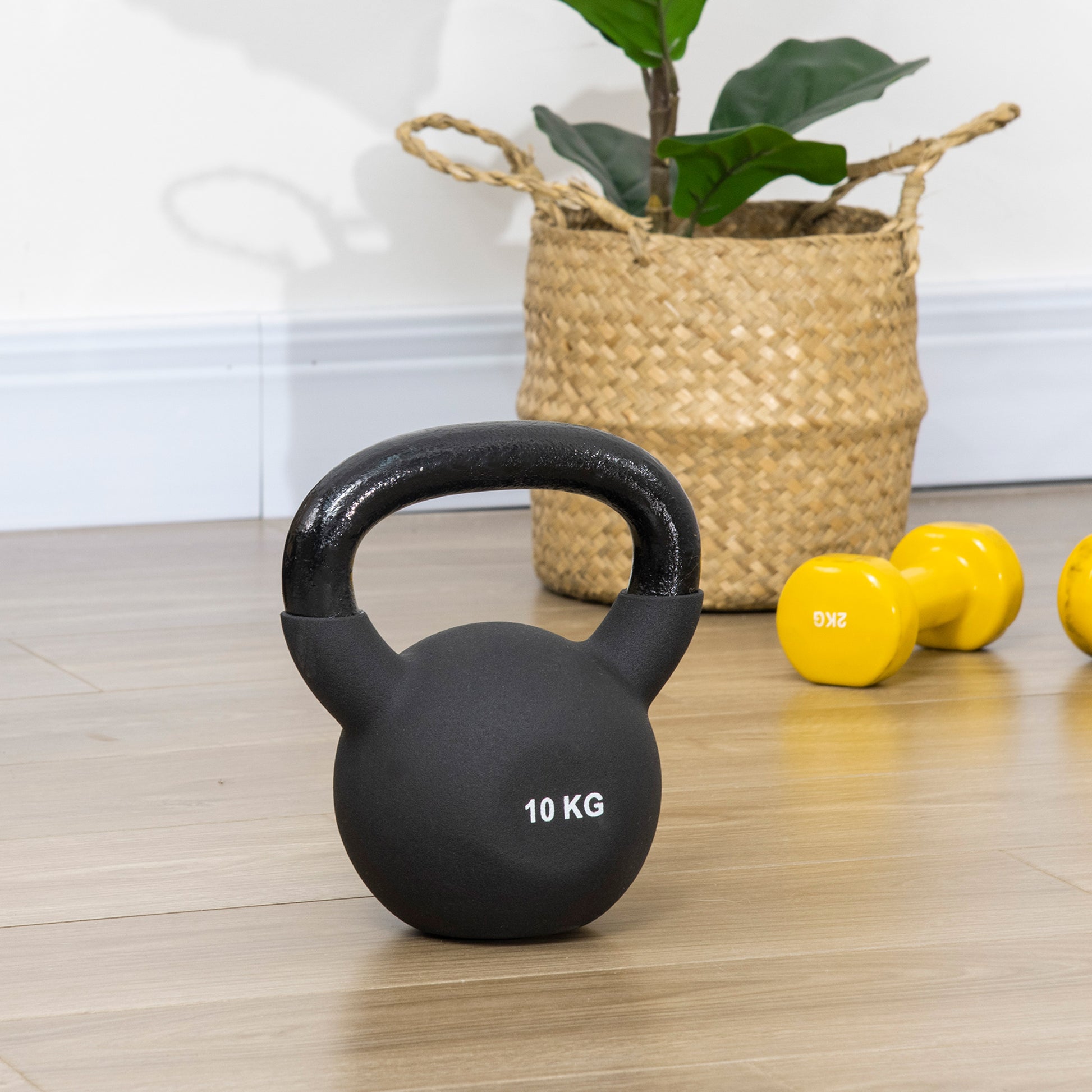 Kettlebell Gusseisen Mit Neoprenbeschic