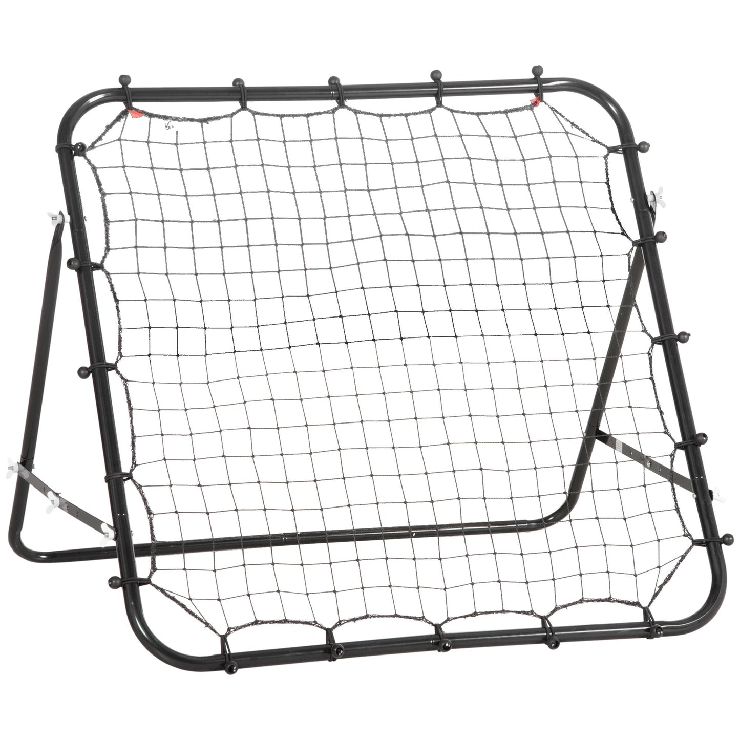 Fußball Rebounder Kickback Tor Rückprallwand Trainingsnetz Metallrohr