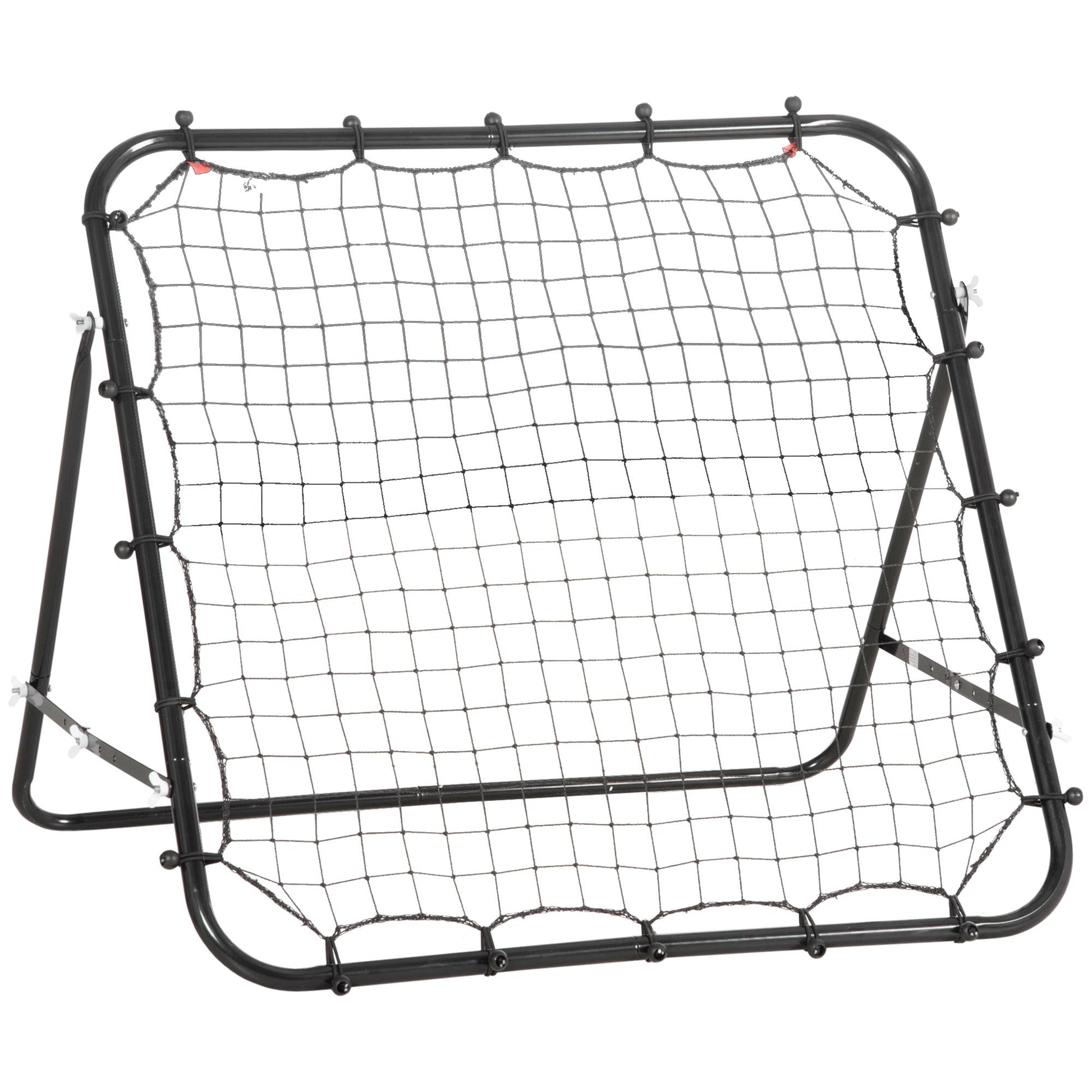 Fußball Rebounder Kickback Tor Rückprallwand Trainingsnetz Metallrohr
