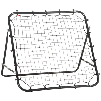 Fußball Rebounder Kickback Tor Rückprallwand Trainingsnetz Metallrohr