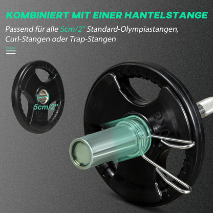 2Er-Set Hantelscheiben 2 X 10 KG Olympiascheibe