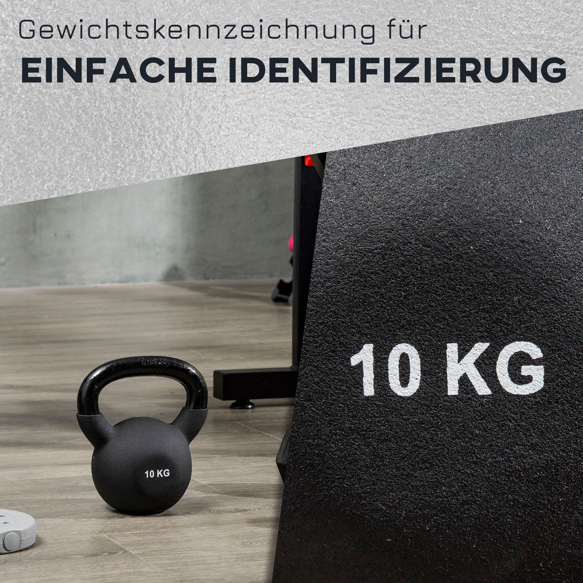 Kettlebell Gusseisen Mit Neoprenbeschic