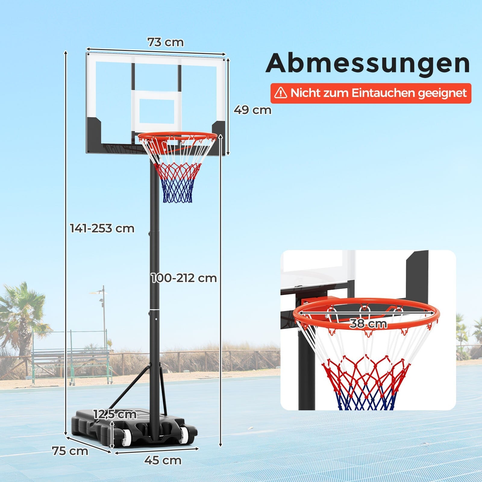 Basketballkorb Outdoor Basketballstän