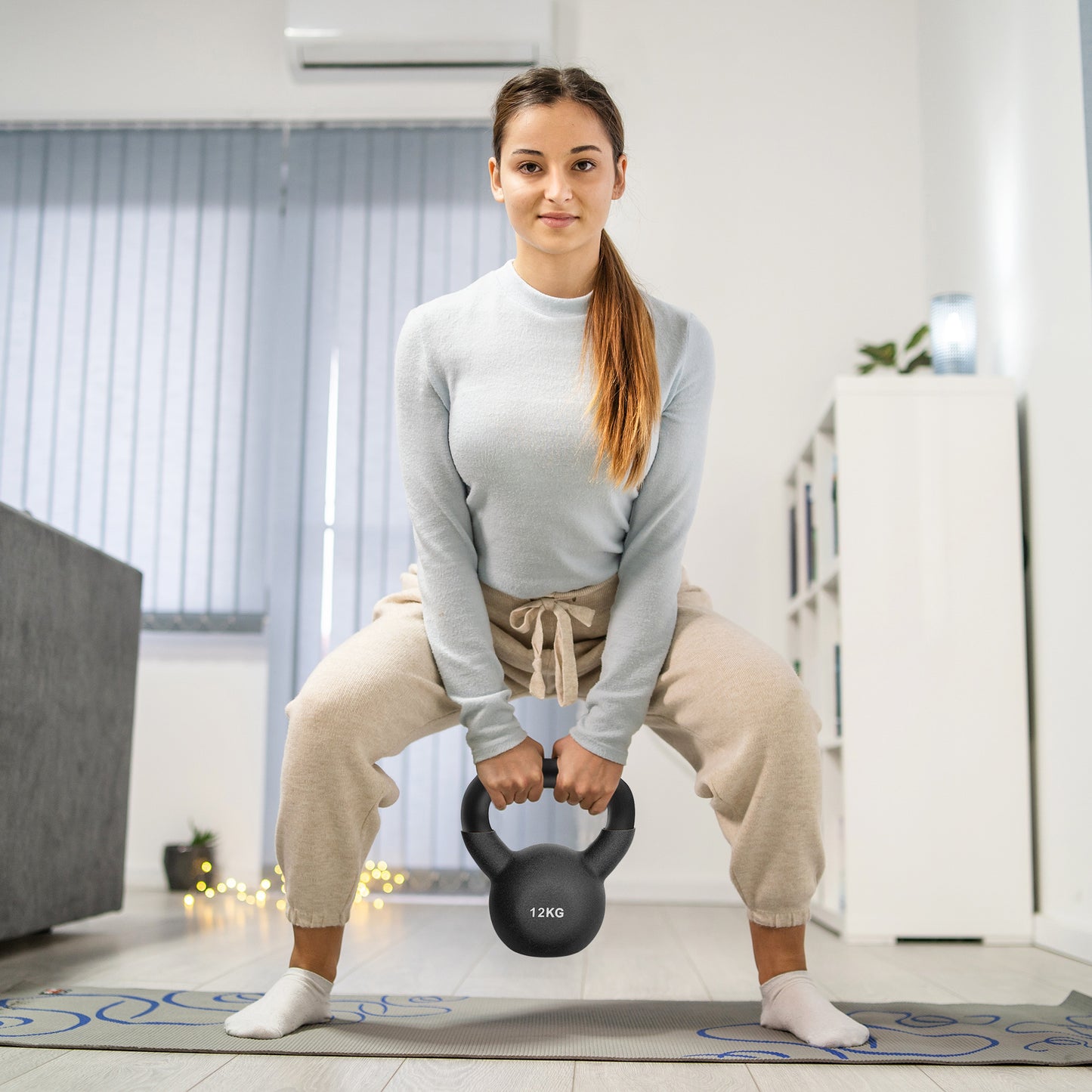 Kettlebell Gusseisen Mit Neoprenbeschic