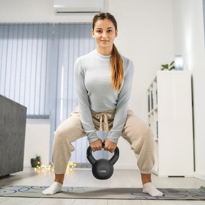 Kettlebell Gusseisen Mit Neoprenbeschic